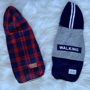 Dog Clothes Hoodie Small set of 2 puppy